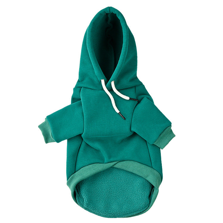Pet Fashion Simple Hooded Sweater