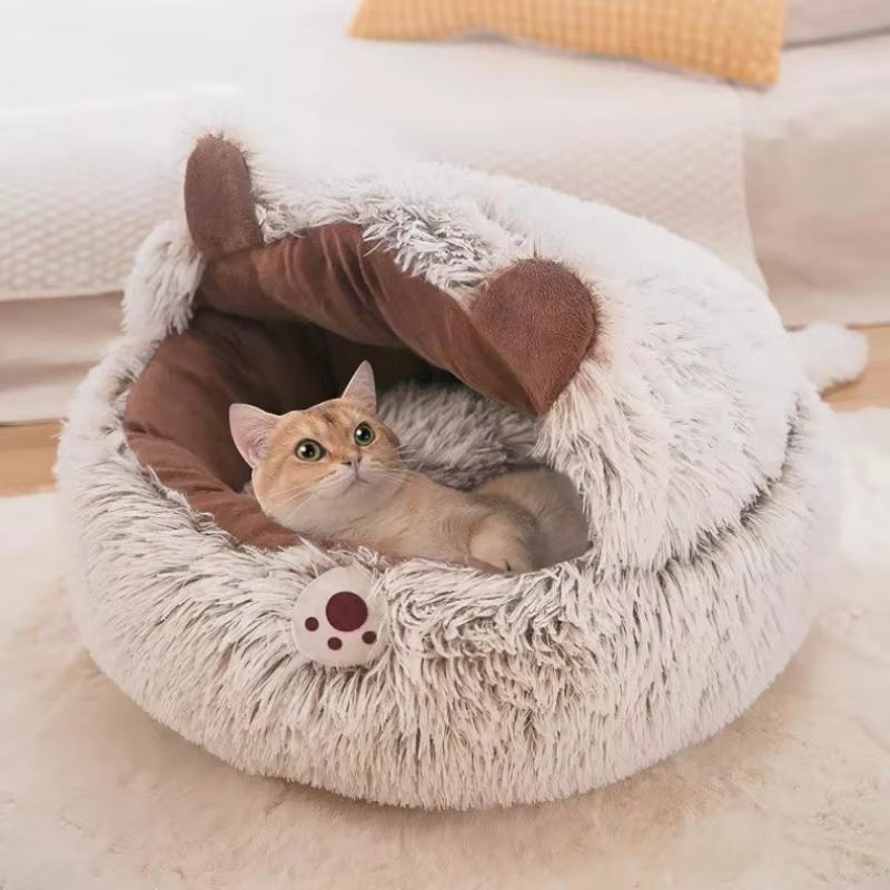 Winter New Long Plush Pet Bed