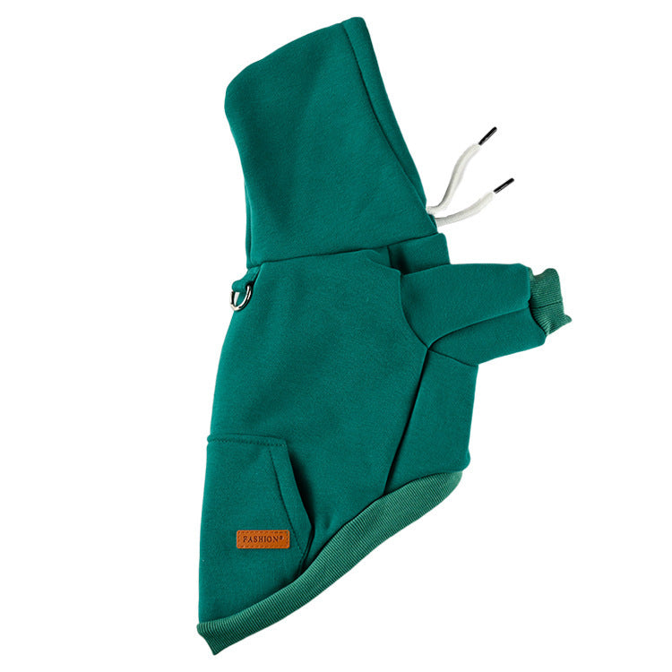 Pet Fashion Simple Hooded Sweater