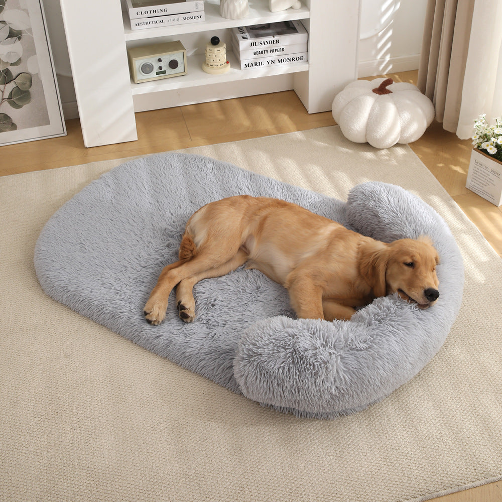 Plush Pet Bed Warm Cushion