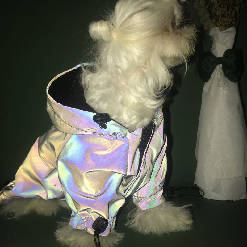 Pet Thickened Reflective Cotton Jacket Rash Coat