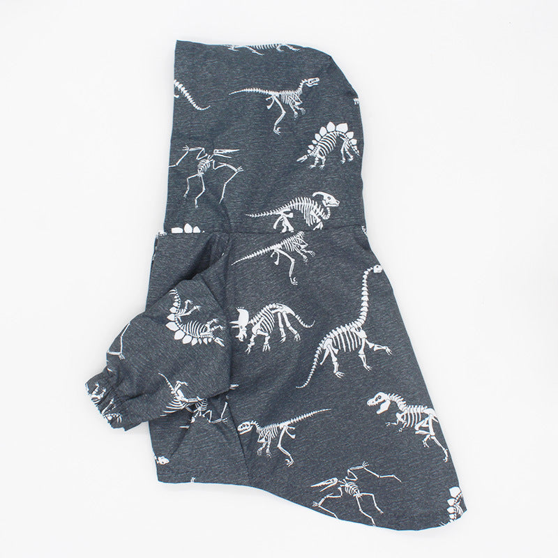 Pet Dog Coat Leopard Print Trench Coat