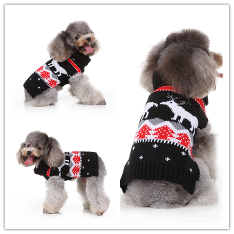 Universal Casual Fall Clothing Elk Pet Sweater