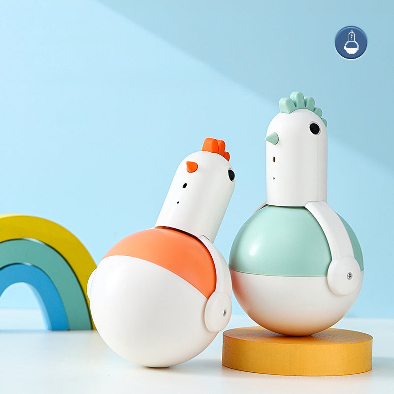 Electric Cat Chicken Glass Laser Sound Cat Toy