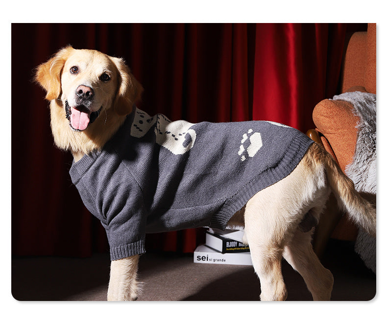 Pet Winter Warm Large Dog Thick Sweater